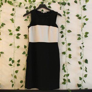 Studio One Black and White Midi Dress